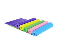 GANAZONO 4PCS Tpe Yoga Resistance Bands Portable Elastic Exercise Stretching Belt for Home Gym Lightweight Durable for Glute Activation Hip Thrusts and More Random Color Random Color