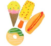 GANAZONO 4Pcs Wear-resistant Vinyl Dog Chewing for Dogs Interactive Squeaky Puppy Playthings Molar Teeth Cleaner Funny Pet