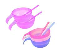 GANAZONO 5 Set Thickened Facial Mask Bowl Set with Handle DIY Skin Care Mixing Bowls and Mask Sticks Portable Esthetician Tools for Women Random Color and Easy to Carry Random Color