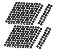 GANAZONO 50 Sheets Self-adhesive Round Target Labels Black Paper Pasters Portable Practical Decals for Sports Marking and Repair Use