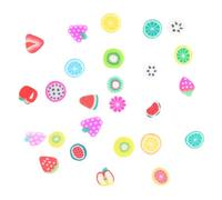 GANAZONO 5000pcs Clay Fruit Slice Nail Decorations DIY Nail Art Stickers with Mixed Fruit Patterns Crafts Face Makeup Vibrant Colorful Designs