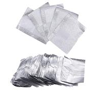 GANAZONO 500Pcs Nail Polish Remover Foil Wraps with Pads Gel Polish Remover for Home and Salon Use Travel Friendly Safe Foil for Easy Nail Cleaning