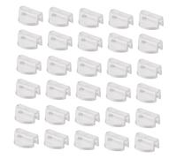 GANAZONO 500pcs Plastic Hair Rope DIY Buckles Lightweight Ponytail Holder Clips for Multipurpose Hair Accessories Craft Decor Headdress Parts for Creative Styling