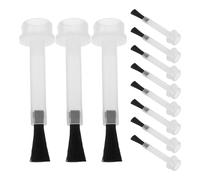 GANAZONO 50pcs Disposable Nail Polish Liquid Brushes Soft Bristles Nail Wearing Brush Replacement for Gel Top Coat Dipping Powder Manicure Salon and Home Use