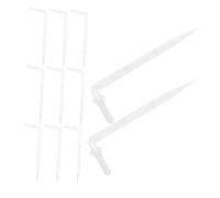 GANAZONO 50pcs Drip Emitters for Potted Plants Curved Arrow Drippers with Hose for Automatic Irrigation System Efficient Water Utilization and Sustainable Gardening