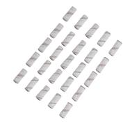 GANAZONO 50pcs Fine Grit Manicure Nail Sanding Bands 3.1mm Nail Drill Sanding Supplies for Art and Salon Use Small White 240# Bands without Mandrel
