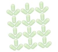 GANAZONO 50Pcs Fishing Bait Cage Holder Multi-functional Lure Feeder Basket for Crawfish Shrimp Crab Carp Green Glow Integrated Bait Ball Cup for Lakes Rivers Ocean Outdoor Fishing Gear