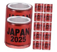 GANAZONO 50pcs Foreign Pigeon Foot Rings Numbered Leg Bands for Racing and Breeding Poultry Identification Bands for Birds