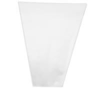 GANAZONO 50Pcs Transparent Flower Bags Medium Clear Bopp Cellophane Flower Packaging Bags for Florists Storage and Presentation