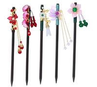 GANAZONO 5pcs Chinese Wind Hairpin Tassel Hairpin Ancient Style Hair Accessories for Women