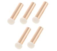 GANAZONO 5pcs Concealer Brush with Aluminum Handle Mini Sponge Tip for Under Eye and Spot Concealing Skin Friendly Makeup Applicator for Foundation Cream Powder Lightweight Cosmetic Brushes