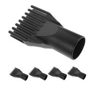 GANAZONO 5pcs Hair Dryer Nozzle Efficient Attachments for Dogs Cats Targeted Drying for Grooming Compatible Pet Dryers for Home Salon Use