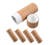 GANAZONO 5pcs Kraft Paper Cardboard Tubes Cylinder Boxes for Essential Oil Bottle Storage Aromatherapy Organizers Portable and Packaging Containers