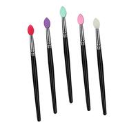 GANAZONO 5pcs Makeup Brush Handle Mixed Shadow Applicators for Foundation Blush for All Makeup Needs and Facial Contouring
