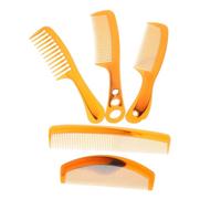 GANAZONO 5Pcs Shower and Styling Comb Set Static Hair Combs for Men and Women Versatile Tooth Combs for Curls and Waves Durable Hairdressing Tools Smooth and Manageable