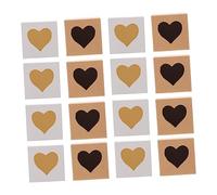 GANAZONO 60pcs Kraft Paper Boxes Love Hearts Sweets Packing Boxes for Wedding Birthday Party Decorations