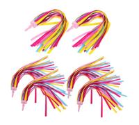 GANAZONO 6pcs Bike Streamers for Boys Weatherproof Tassel Ribbons Handlebar Decorations for Bicycles Scooters Easy to Install Outdoor Play Accessories