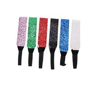 GANAZONO 6pcs Candy Color Sparkly Sequin Elastic Headbands for Women and Girls, Glitter Hair Accessories Suitable for Daily Wear and Sports Random Color