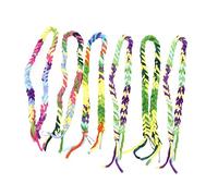 GANAZONO 6pcs Colorful Parrot Hamster Suspension Bridge Cotton Climbing Rope Fun Hanging Swing Toy for Budgies Cockatiels Finches Lovebirds with Easy Installation Hooks