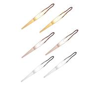 GANAZONO 6pcs Crochet Hooks for Hair Braiding Tool Hair Crochet Needle for Dreadlocks Stylish French Braid