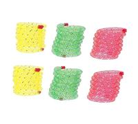 GANAZONO 6pcs Interactive Spiral Coil Cat Toys Spring Scratching Pet Playing Toys Kitten Indoor Entertainment Random Color