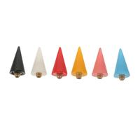 GANAZONO 6Pcs Nail Jewelry Picker Head Tips Replacement for Rhinestones Dotting Pen Nail Art Tool DIY Crystal Gems Attachment Multi-color Wax Heads for Precise Bead Placement