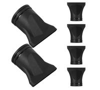GANAZONO 6pcs Plastic Hair Dryer Attachment Nozzle Replacement with Flat Duckbill Design for Salon and Daily Use, Efficient Styling and Shortens Drying Time, Fits Blow Dryers with 4.4-4.6cm