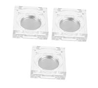 GANAZONO 6Pcs Refillable Eyeshadow and Blusher Storage Cases Compact Transparent Cosmetic Trays Practical for Travel and Daily Use