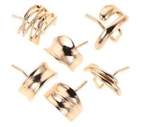 GANAZONO 6pcs Retro Hair Accessories Alloy High Ponytail Holders Hair Clips Decorative Cuffs for Women's French Updo Ponytail