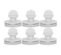 GANAZONO 6Pcs Universal Leakproof Hot Water Bottle Caps Replacement Plugs Grey Sealing Stoppers for Hot Water Bags Portable Heat Sack Lid Accessories for Home and Travel