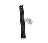 GANAZONO 72pcs High Strength Steel Spokes for Mountain Road and Folding Bikes Bicycle Wheel Spokes for Enhanced Stability and Smooth Riding Experience