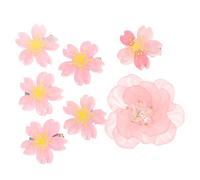 GANAZONO 7pcs Flower Hair Clips for Women Decorative Barrettes for Sweet Hairstyles for Weddings and Everyday Use Comfortable Grip for All Hair Types Random Style