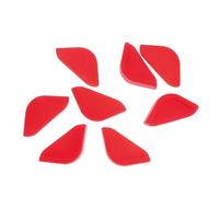 GANAZONO 8 Pcs Red Silicone Corner Protectors for Quick Thawing Board Non-Slip Edge Covers for Kitchen Plates and Chopping Boards Scratch-Resistant Worktop Savers Easy-Clean Table Guard