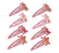 GANAZONO 8Pcs Adorable Pig Hair Clips for Cute Hair Accessories for DIY Hairstyles and Party Outfits Durable and Hairpins