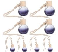 GANAZONO 8pcs Delicate Perfume Bottle Car Hanging Perfume Bottles Pendants for Car Fresh Air Creation Romantic Atmosphere