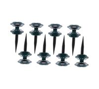 GANAZONO 8pcs Garden Hose Guide Rollers with Plastic Water Pipe Guards for Flower Bed Protection Lightweight and Easy to Install Hose Holder Stakes for Outdoor Lawn Irrigation and Precise