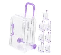 GANAZONO 8Pcs Mini Suitcase Candy Boxes Travel Boxes for Weddings Birthday Parties Celebrations Unique Novelty Favors for Special Occasions