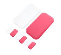 GANAZONO 8pcs Reusable Silicone Eyelash Extension Isolation Pads Non-mess Lash Gel Pads with Pink Transparent Thick Design for Beauty Salon and Home Use