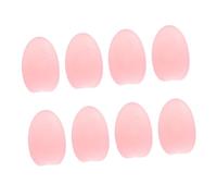 GANAZONO 8Pcs Silicone Lip Brush Protectors Reusable Lip Brush Covers for Convenient Storage for Exfoliator Brushes Transparent Caps for Easy Drying