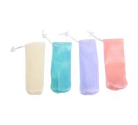 GANAZONO 8pcs Thickened Hanging Soap Saver Pouch for Facial and Handmade Soap Bars Foaming Net Bag with Rich Foam Generation Space-saving Design for Bathroom and Travel and Versatile