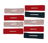 GANAZONO 9pcs Lazy Hair Curler Bun Maker Set Mixed Colors Small Elastic Hair Bands for Women for Daily Use Random Color