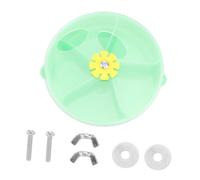GANAZONO Acrylic Foraging Balls Puzzle Bird Feeder for Parrots Finding Food Box Green Compartments Parrot Foraging Feeder for Cage Birds