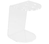 GANAZONO Acrylic Hairdressing Tools Case and Hairdresser Scissors Organizer Holder for Hair Salon Desktop Storage, Professional Hair Stylist Shears Rack for Miscellaneous Desk Items