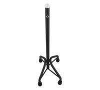GANAZONO Anti-Skid Large Quad Cane Base Replacement 15X20Cm Black, Non-Slip Four-Foot Walking Stick Standing Base for Elderly Mobility Aid, Universal 4-Prong Cane Tip Repair Accessory