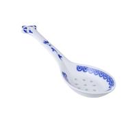 GANAZONO Asian Spoons Ceramic Ladle Easy to Use Soup Scoops Traditional Style for Kitchen Utensils