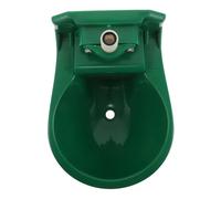 GANAZONO Automatic Livestock Waterer for Sheep Goats Dogs Large Capacity Plastic Drinking Bowl with Float Valve Impact-resistant Farm Water Dispenser for Calves Pigs and Outdoor Animals