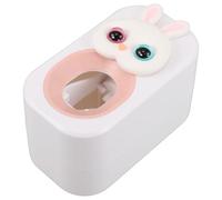 GANAZONO Automatic Toothpaste Dispenser Adorable Bunny Toothpaste Squeezer Tool Wall-Mounted for Bathroom Accessories