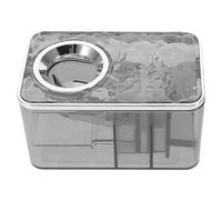 GANAZONO Automatic Toothpaste Dispenser Wall-Mounted Grey Squeezes Tube Efficiently for Bathroom Organization for Daily Use