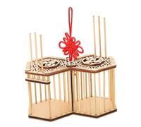 GANAZONO Bamboo Small Cage Portable Box for and Small Creatures Lightweight Wear-resistant Design for Nature Exploration and Educational Use