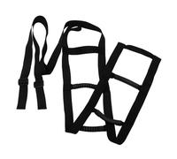 GANAZONO Bed Ladder Assist Sit up Device with Five Hand Grips and Adjustable Buckles, Nylon Rope Support Strap for Elderly and Senior Injury Recovery, Fits Bedframe for Comfortable Pull